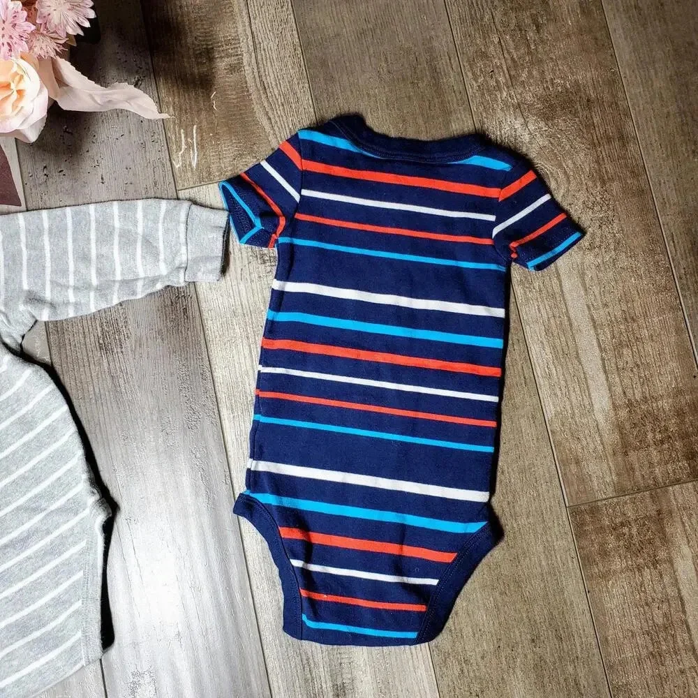 Carter's Baby Boy 9M Striped Top Bundle NWOT